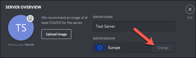 7-Discord-Change-Server-Region - Online Tech Tips Change Discord Server Region, Audio Subsystem and Quality of Service (QoS) Settings image 2 - 7-Discord-Change-Server-Region