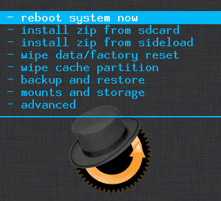 clockworkmod-recovery-options - Online Tech Tips How To Use ClockworkMod Recovery? image - clockworkmod-recovery-options